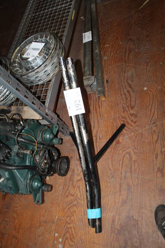 lot 192 image: 1950 Delivery Sedan Rollbar Sections, Door Pipes