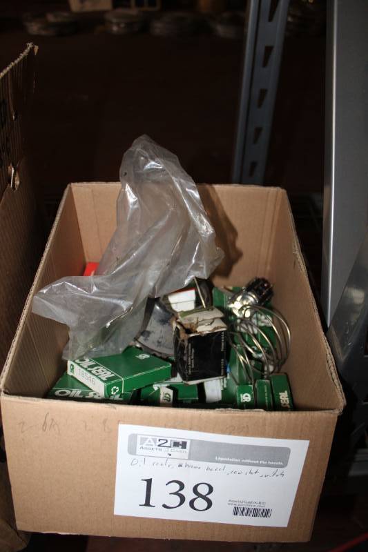 lot 138 image: Oil Seals, Chrome Bezels, Reostat Switch