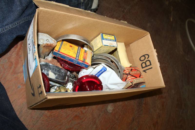 lot 128 image: Taillights and Chrome Bezels, Master Cylinder Repair Kit