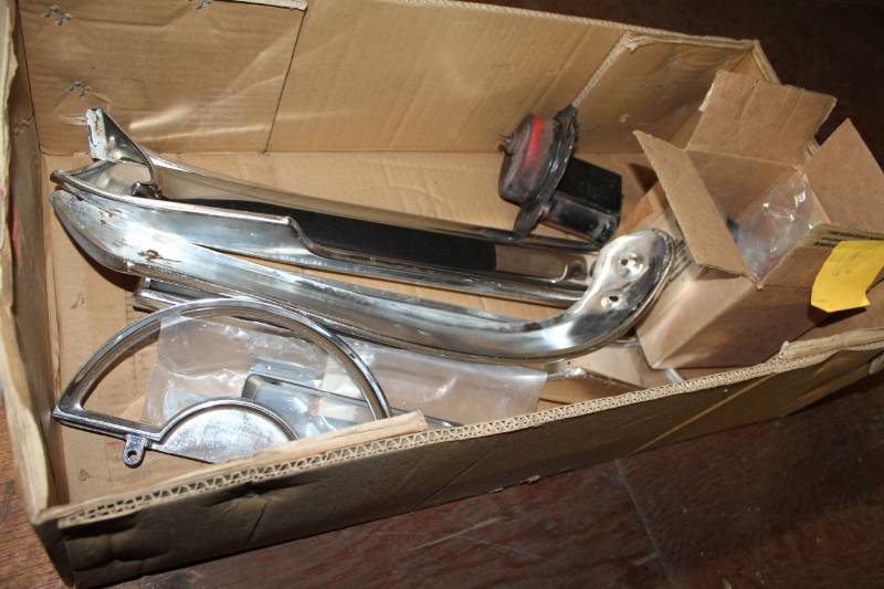lot 127 image: Seat Chrome Trim, Misc Hardware, Wiper Motor