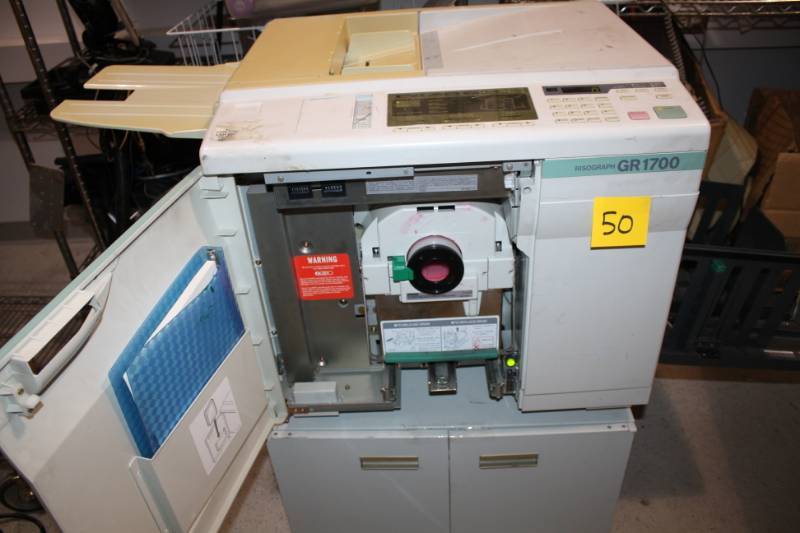 lot 50 image: Risograph Machine