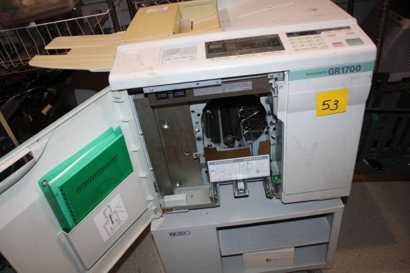 lot 53 image: Risograph Machine