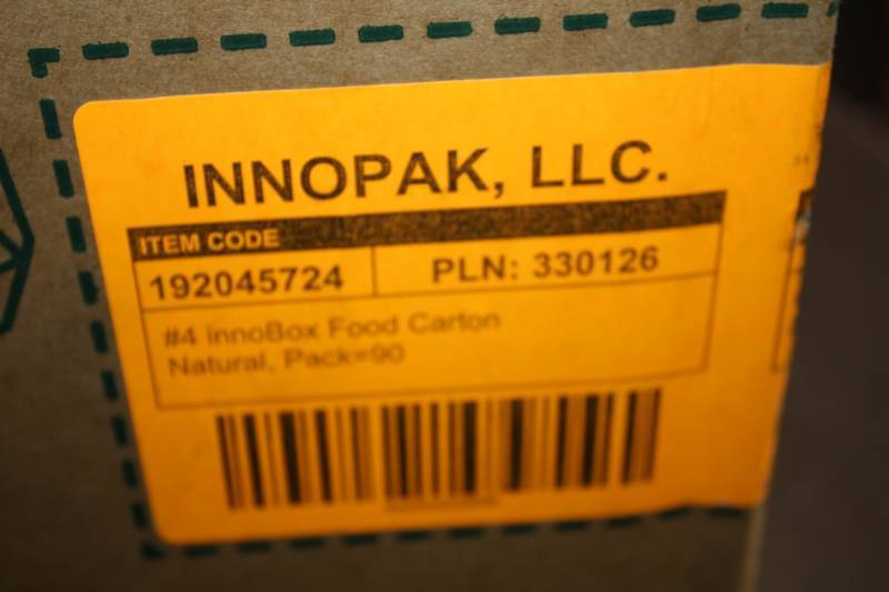lot 162 image: innoBox Take Out Cartons