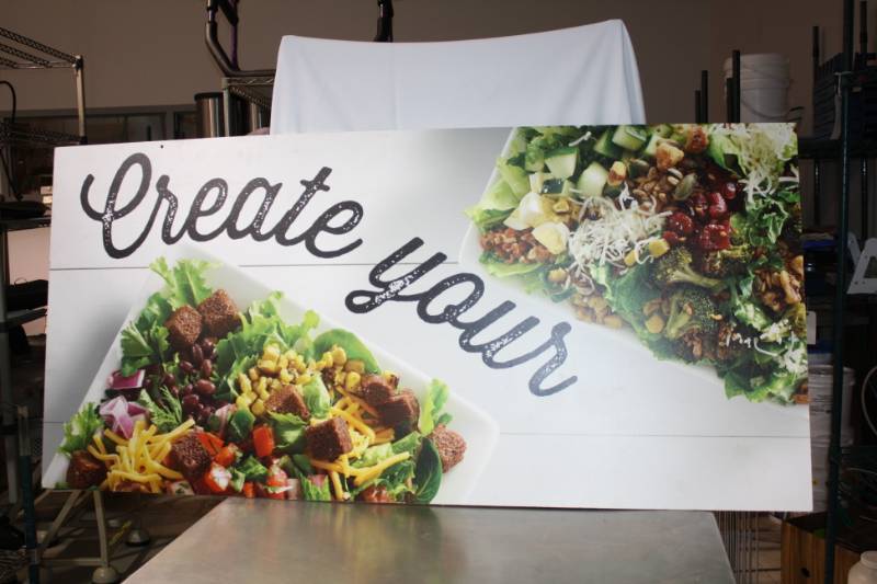 lot 308 image: Salad Sign