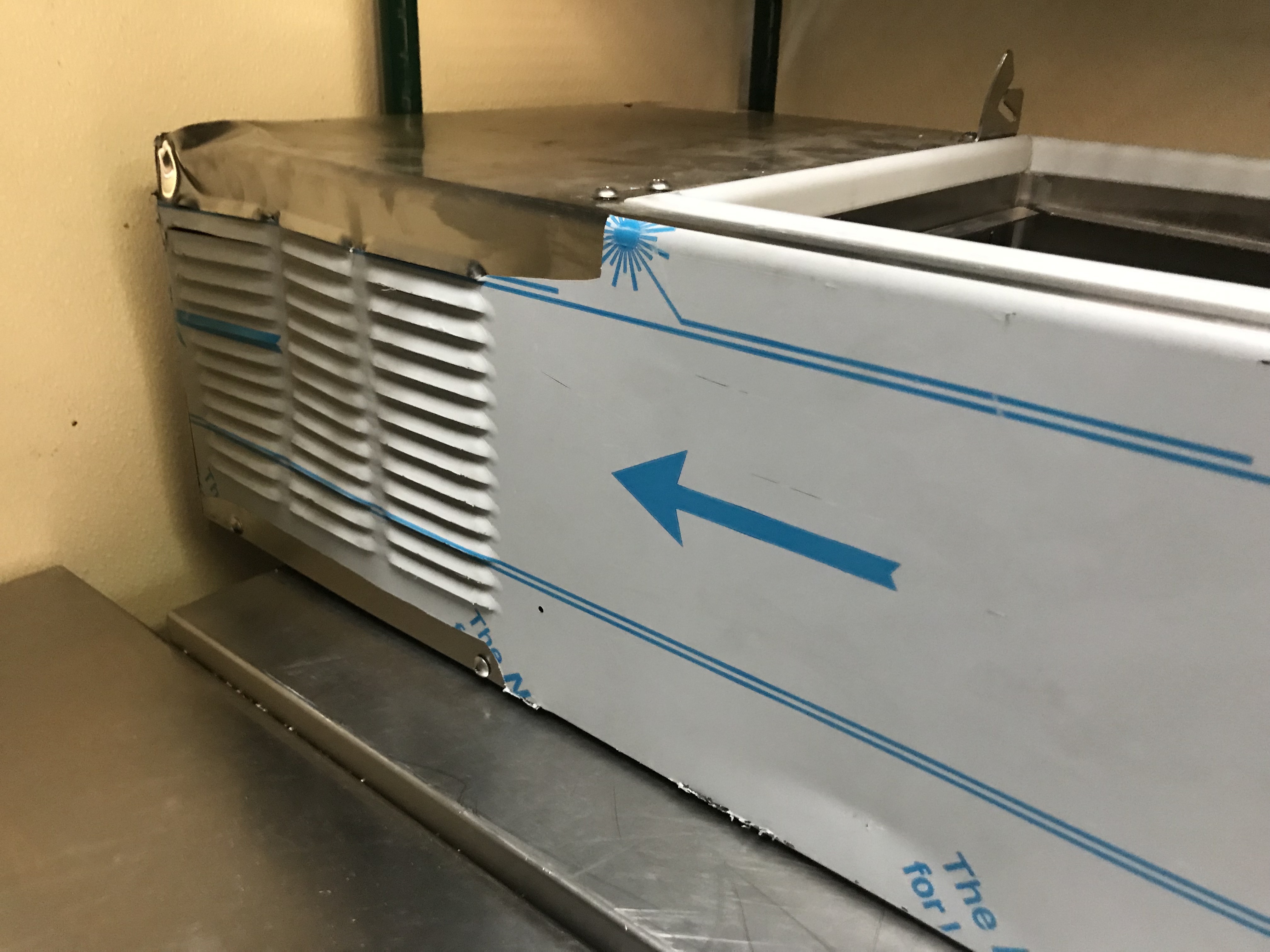 lot 7 image: Brand New Scratch n Dent - Silver King Countertop Stainless Steel Prep Station - Model SKPS12-C1 - 115 Volts - 2.17 Amps - 57 x 16.5 x 9.5 - ETL Listed (NSF Equivalent) -1Runs Cools