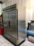 lot 12 image: True 2 Door Freezer on Wheels, Model T-49F, 115V, Runs Freezes