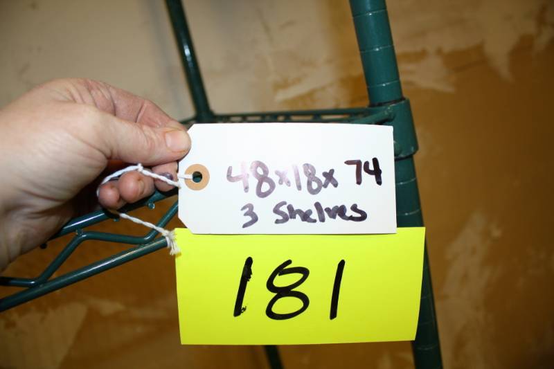 lot 181 image: Shelving Rack