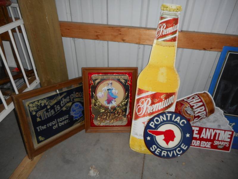 lot 47 image: Man Cave Beer Signs