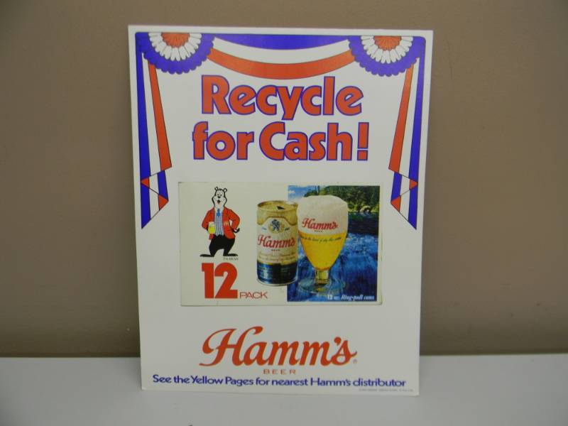 lot 30 image: VINTAGE HAMMS BEER ADVERTISING SIGN - BEAR, 12 PACK - SEE PICTURES