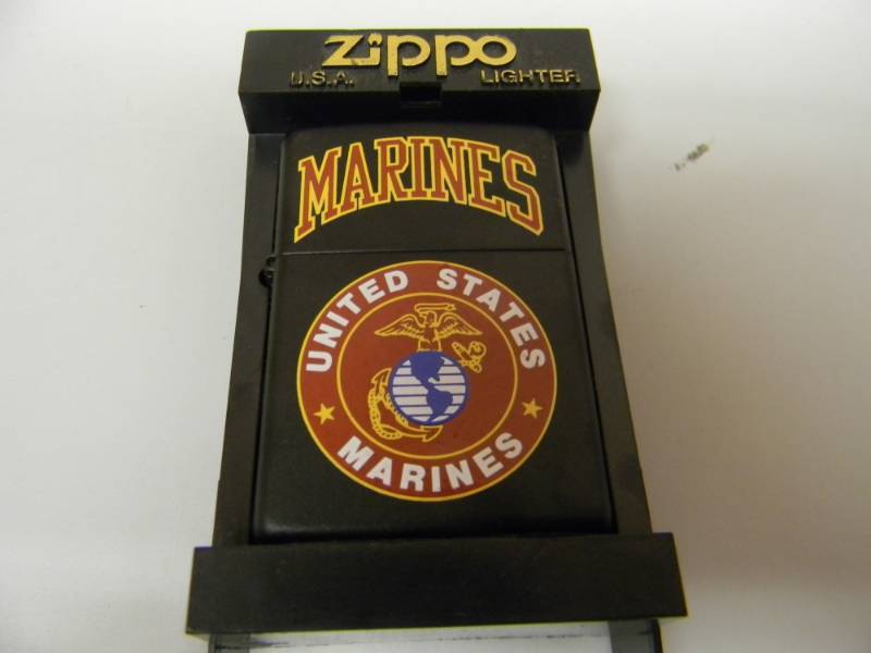 lot 54 image: NOS STILL IN THE BOX FROM UNITED STATES MARINES ZIPPO LIGHTER - SEE PICTURES