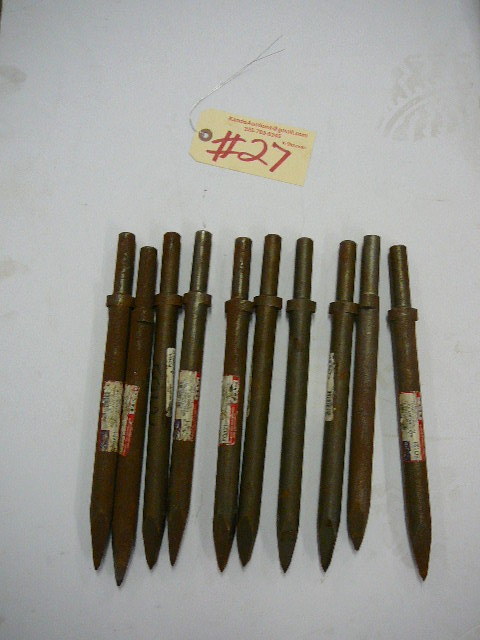 lot 27 image: Jack Hammer Bits