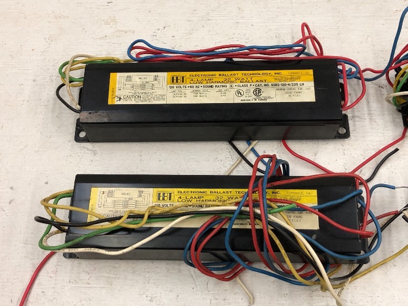 lot 13 image: (6) EBT Light Ballasts