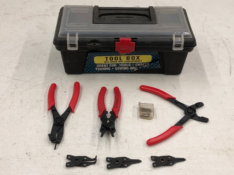 lot 14 image: Snap-Ring Pliers Set