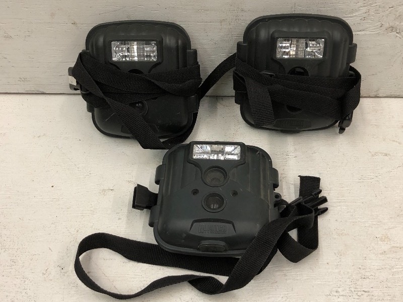 lot 26 image: (3) Wildlife Game Cameras