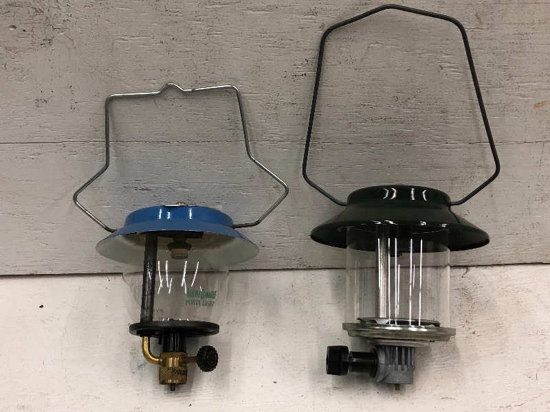 lot 38 image: (2) LP-Gas Camp Lanterns