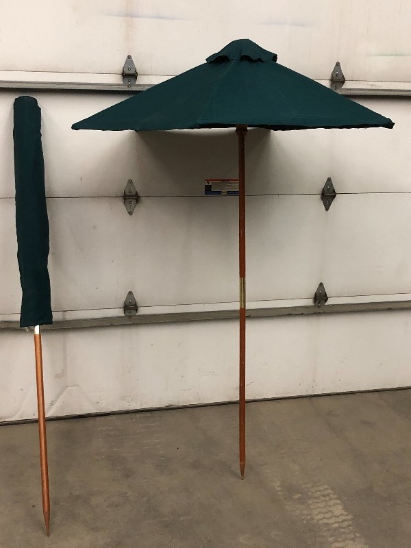 lot 97 image: (2) Patio Umbrellas