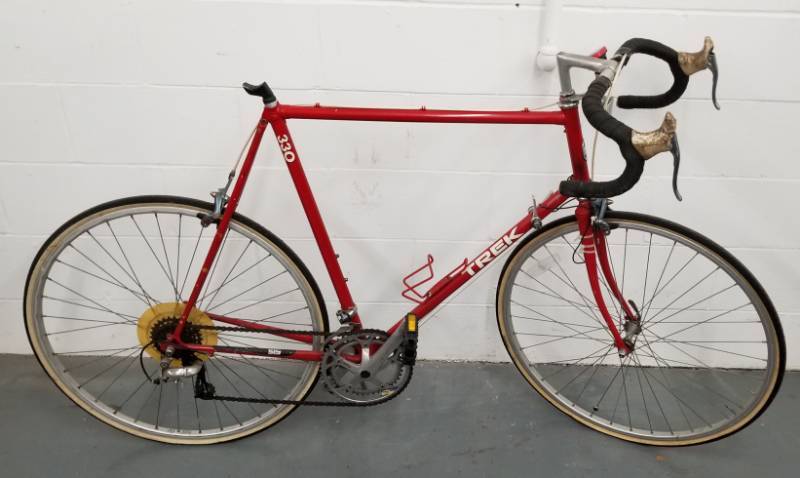 Vintage 1980s Trek Red 330 Bicycle EC 258 Fine Arts and Bike