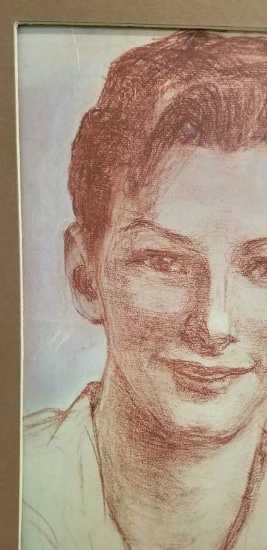 lot 47 image: Framed Violet Oakley Print 1951