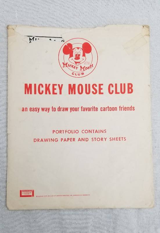 lot 64 image: Draft-a-Plan Portfolio Mickey Mouse Club Gumby Drawing Series 1966 Lakeside Toys