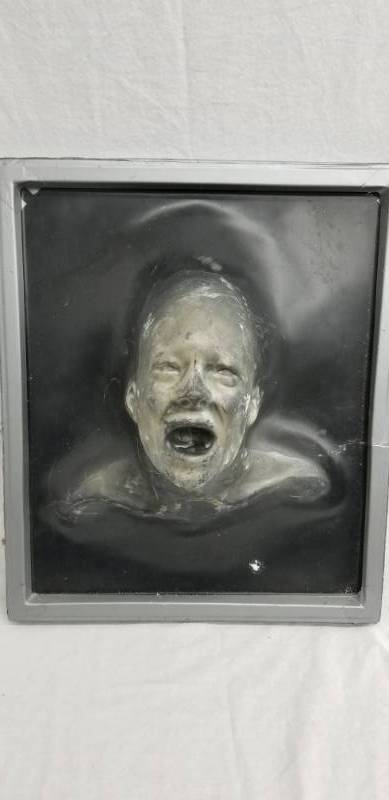 lot 66 image: Screaming Face Plaster Sculpture Series