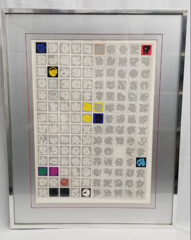 lot 67 image: Signed and Numbered Serigraph Takeshi Kawashima J.T.H No. 2 - 76100