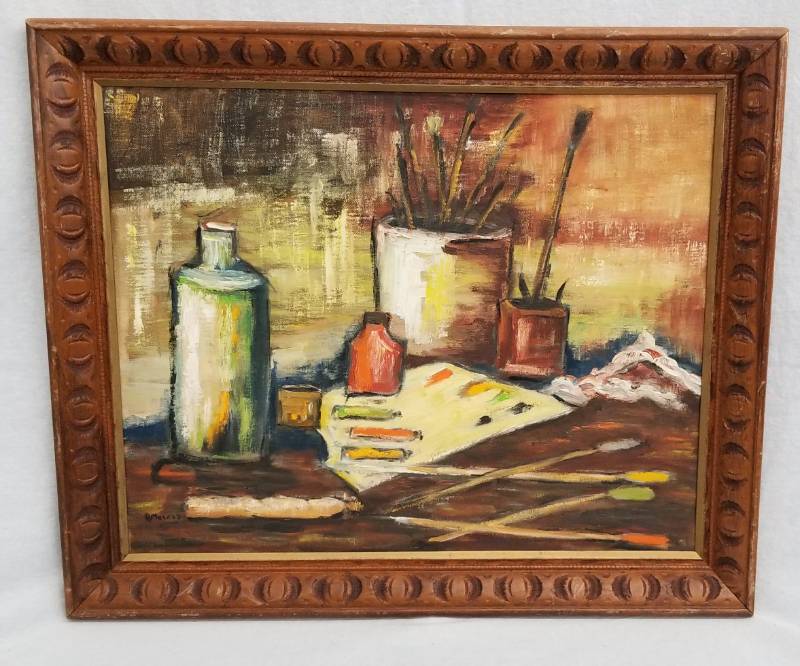 lot 71 image: Original Oil Painting By D. Masanz