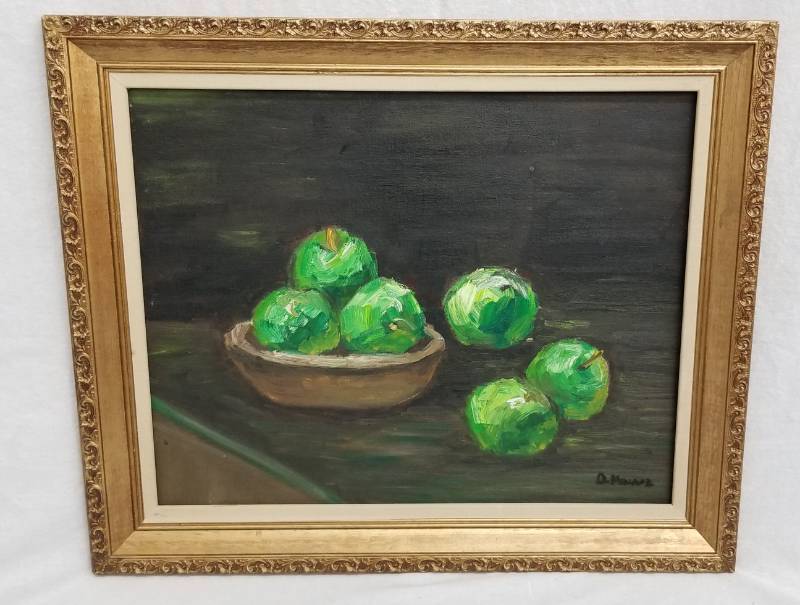 lot 72 image: Original Oil Painting By D. Masanz