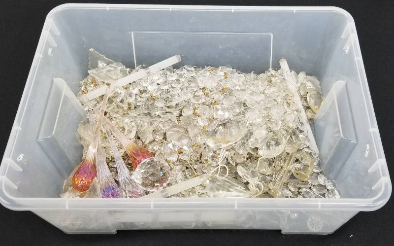 lot 83 image: Lot of Chandelier Crystals