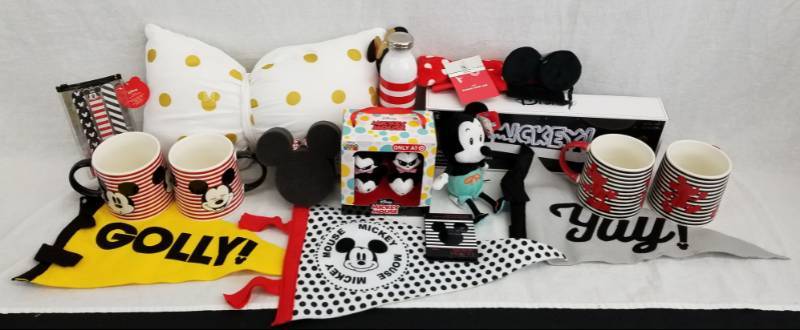 lot 112 image: Lot of NIB Mickey Mouse Collector Memorabilia