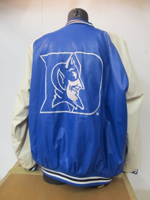 lot 64 image: Vintage Style Duke Blue Devil Sports Letterman Jacket
