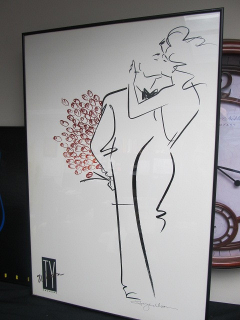 lot 106 image: 2 Large Framed TY WILSON Prints - 1 Hand Signed