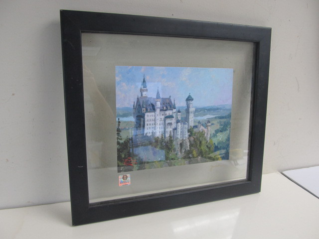 lot 114 image: Framed Signed THOMAS KINKADE Print