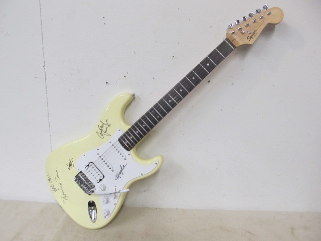 lot 85 image: Fender Squire Strat Electric Guitar - Signed by MN Artist MAYDA 