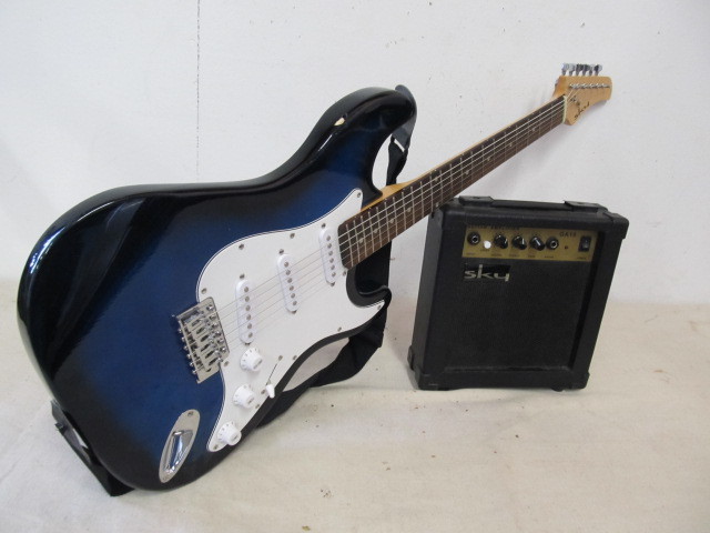 lot 88 image: Working SKY Electric Guitar wAmplifier