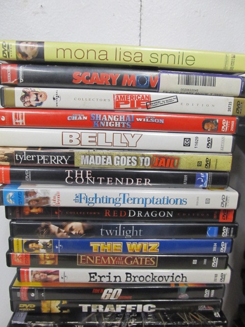 lot 158 image: HUGE Lot of Approx 200 DVDS - Many Great Titles
