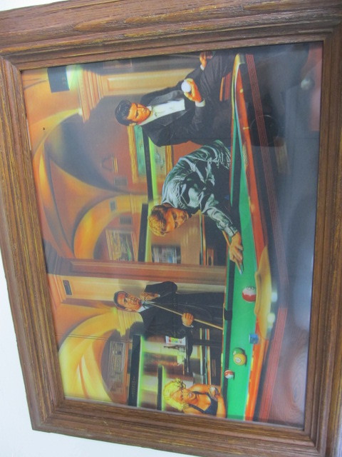 lot 138 image: 2 Vintage Hollywood Lenticular Framed Wall Hangings