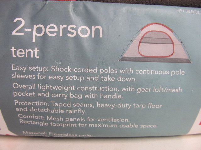 lot 130 image: Complete 2-Person EMBARK Camping Tent