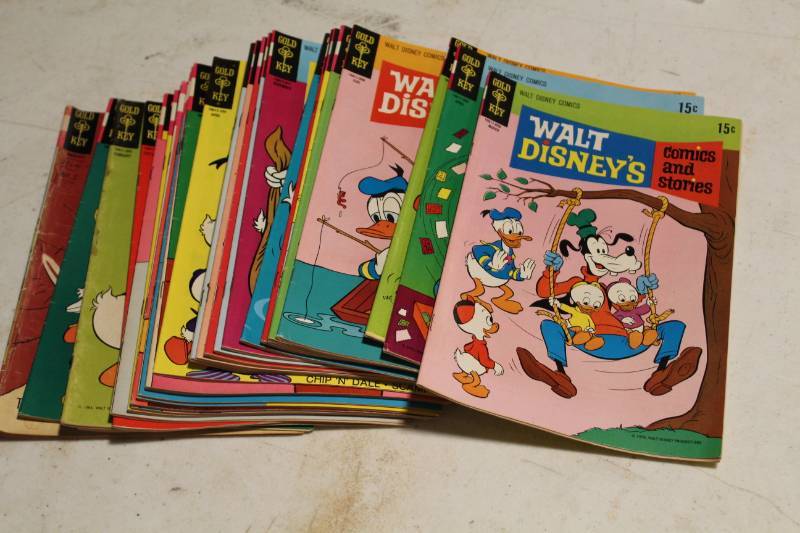 lot 178 image: Lot of(27) Walt Disney Gold Key Comic