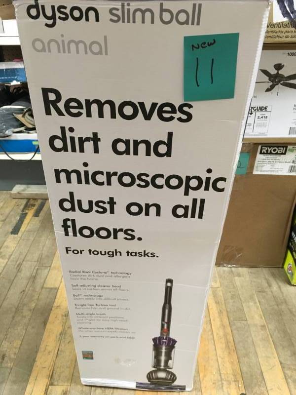 lot 11 image: Dyson Slim Ball Animal Upright Vacuum Cleaner  in like new condition
