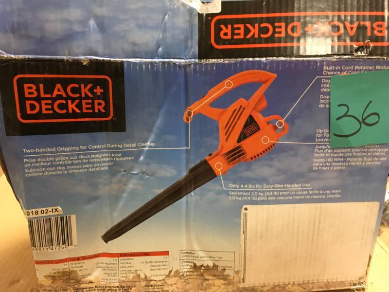 lot 36 image: Black and Decker LSW36 not used