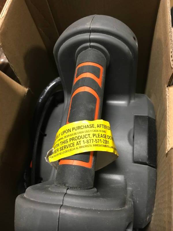 lot 57 image: BLACKDECKER 300 Amp Portable Jump Starter in like new conditiom