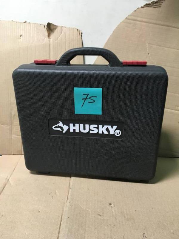 lot 75 image: Husky HVLP and Standard Gravity Feed Spray Gun Kit used in working condition