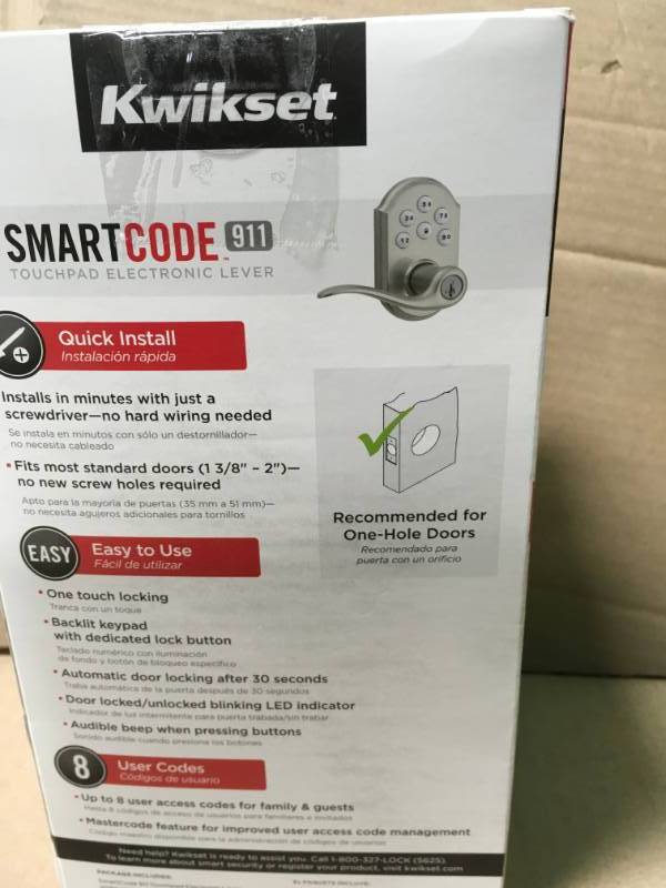 lot 96 image: Kwikset 911TNL-15S not used