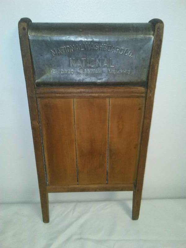 lot 16 image: Rare washboard design, December 21st, 1897. National washboard company USA.