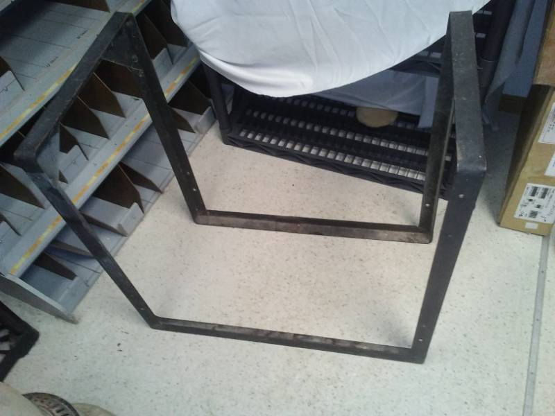 lot 105 image: Firewood, heavy gauge steel,