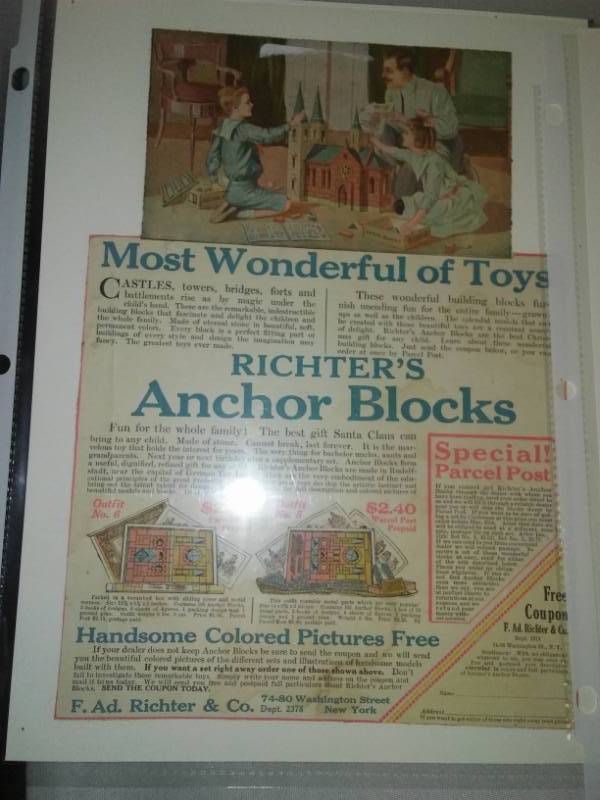 lot 126 image: Actual advertisements from print, Welches, anchor blocks, pianos and more.