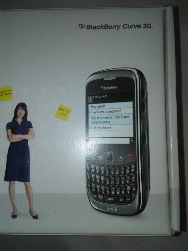 lot 92 image: Sprint Blackberry Curve see pictures for specs.