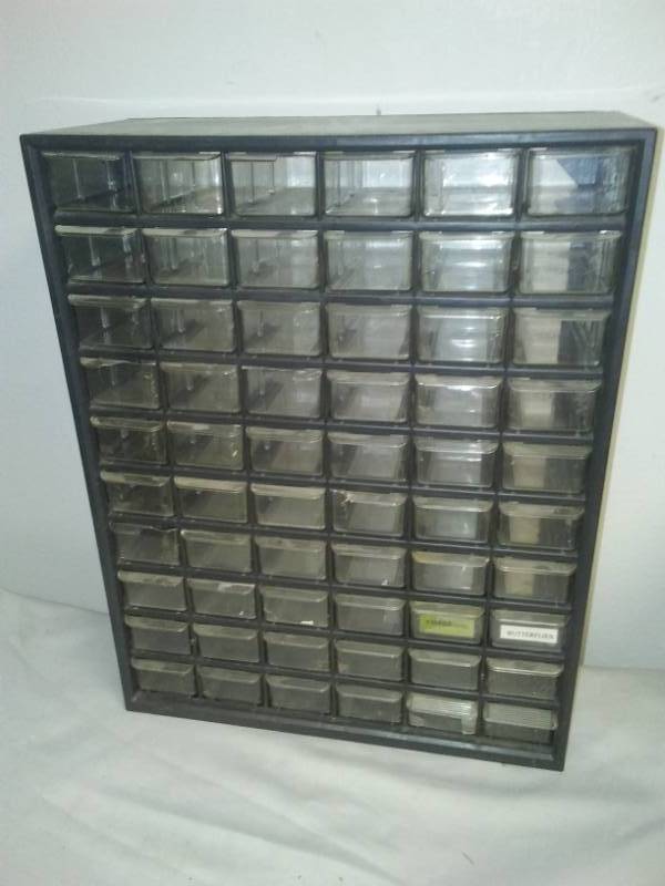 lot 141 image: 60 drawer organizer