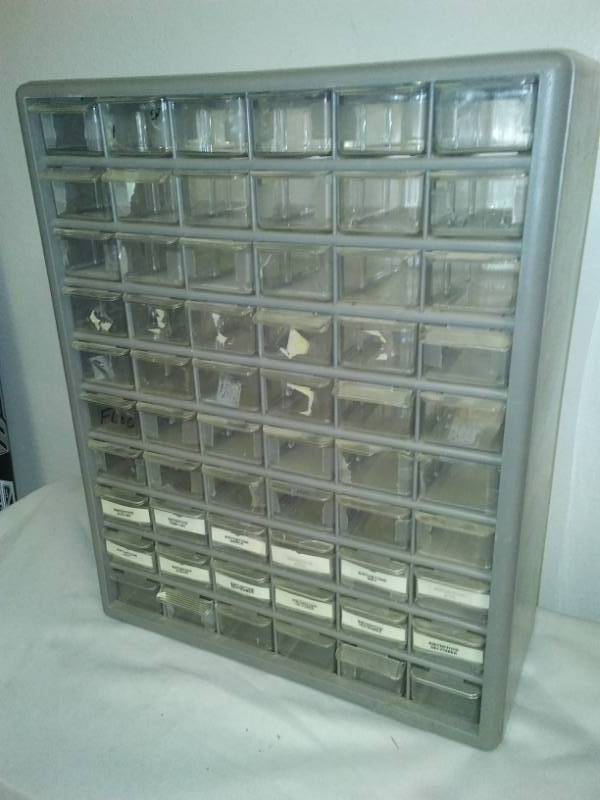 lot 143 image: 60 drawer organizer