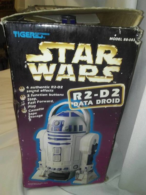 lot 160 image: Star Wars R2 - D2 Droid robot with Factory box.